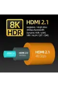 کابل HDMI 2.1 فوق‌العاده سریع 8K مدل 3117، کابل HDMI 4K 144Hz به طول 1.5 متر