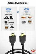 کابل HDMI 3 متری 1080p FULL HD | کابل صدا و تصویر HDMI 1.4 3 متری