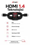 کابل HDMI 1.5 متری 4K Ultra HD برای تلویزیون Full HD PS5 و لپ‌تاپ