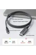 کابل USB C به HDMI (4K@60Hz, 1080P@165Hz) HDR HDCP نوع-C به HDMI 2.0 - 2 متر
