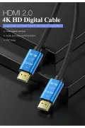 کابل HDMI آلومینیومی 10 متری 4K Ultra HD با سر طلایی 2.0V