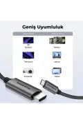 کابل USB C به HDMI (4K@60Hz, 1080P@165Hz) HDR HDCP نوع-C به HDMI 2.0 - 1 متر