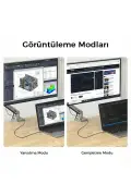 کابل USB C به HDMI (4K@60Hz, 1080P@165Hz) HDR HDCP نوع-C به HDMI 2.0 - 1 متر