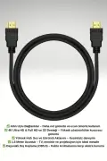 کابل HDMI 1.5 متری | با سر طلایی | 4K Ultra HD 60Hz Full HD V1.4 با پشتیبانی از 3D