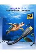 کابل انتقال تصویر و صدا HDMI با روکش بافته شده 5 متر