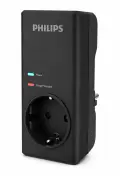 پریز تک‌حفاظتی CHP7010B/10 با توان 1140 ژول، سیاه