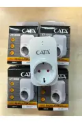 پریز بی‌سیم تک‌تایی ۴ عددی CT-9186 با محافظت در برابر نوسانات برق و استفاده ایمن ۴۰۰۰ وات