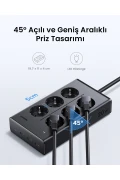 محصول شارژ استیشن 6 تایی با محافظت از جریان، 20 وات با خروجی USB-C و USB-A، با کابل 1.5 متری