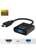 مبدل HDMI به VGA با خروجی AUX و پشتیبانی از USB