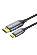 کابل USB-C به Display Port، DP1.4، USB 3.2، پشتیبانی از 8K با فرکانس 30Hz و 4K با فرکانس 120Hz، Thunderbolt 4، 2 متر