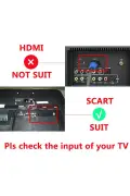 مبدل HDMI به SCART AV ویدئو برای تلویزیون لامپی