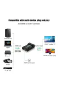مبدل HDMI به SCART AV ویدئو برای تلویزیون لامپی