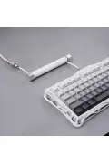 کابل بازیکن USB به Type-C مکانیکی Sarmal Aviator، 1.85 متر، سفید