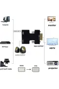 مبدل HDMI به VGA با پشتیبانی از صدا 4499