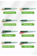 ست برس آرایشی / ست برس ۱۳ عددی ویژه سبز