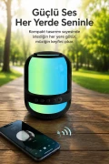 اسپیکر بلوتوث RGB با بیس بالا، اتصال بی‌سیم، رادیو FM، عمر باتری طولانی و طراحی شیک