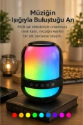 اسپیکر بلوتوث RGB با بیس بالا، اتصال بی‌سیم، رادیو FM، عمر باتری طولانی و طراحی شیک