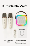 اسپیکر بلوتوثی کارائوکه با میکروفون و نور RGB با 5 افکت صدای بمب