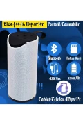 اسپیکر بلوتوثی قابل حمل بی‌سیم رادیو FM با ورودی Aux/USB/کارت SD بمب صوتی مهمانی