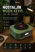 اسپیکر بلوتوثی طراحی شده به سبک نوستالژیک با رادیو FM، USB، AUX، کارت TF و شارژ Type-C