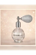اسپری پودری براق سفید و نقره‌ای، ش glitter برای صورت و بدن