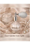 اسپری پودری براق سفید و نقره‌ای، ش glitter برای صورت و بدن