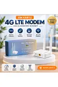 مودم وای‌فای 6 قابل حمل با سیم‌کارت 4G و 2 آنتن و 1 پورت RJ45