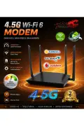 مودم 4G LTE SolidFast با سرعت 300 Mbps | مودم سیم‌کارتی | سوپر باکس | Wi-Fi 6 | 2.4 GHz