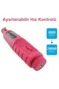 ست سوهان ناخن برقی USB برای مانیکور، پدیکور، ناخن مصنوعی، پا، زگیل و قارچ ناخن
