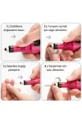 ست سوهان ناخن برقی USB برای مانیکور، پدیکور، ناخن مصنوعی، پا، زگیل و قارچ ناخن
