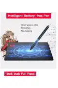 تبلت گرافیکی A15 Pro 10" با قابلیت زوم 8192 سطح و 5080 نقطه در اینچ + قلم - سیاه