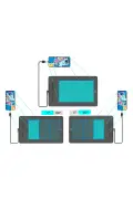 تبلت گرافیکی DECO01 V3 با وضوح 16K و 8 کلید میانبر سیاه