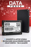 512GB SSD 2.5” SATA III – راه‌اندازی سریع، بی‌صدا