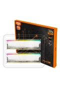 رم V-Color Manta XSky RGB 32GB (2x16GB) DDR5 6400MHz CL32 AMD EXPO سفید