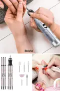 ست مانیکور و پدیکور 12 تکه با 4 سرعت و شارژ بی‌سیم