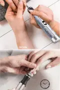 ست مانیکور و پدیکور 12 تکه با 4 سرعت و شارژ بی‌سیم