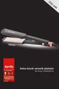 صاف کننده مو سرامیکی قوی سیاه Ahs-2033 با عرض 40mm و طول 120mm