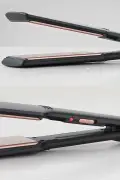صاف کننده مو سرامیکی قوی سیاه Ahs-2033 با عرض 40mm و طول 120mm