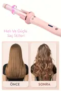 فرچه مو اتوماتیک حرفه‌ای با موج آب ضخیم 25mm با سر بسیار بلند SHD-1709