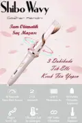 فر کننده مو اتوماتیک - موج آبی ضخیم 25mm با سری فوق العاده بلند