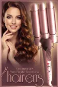 فر کننده مو با موج و آب HRS-190 سایز 25 میلیمتر