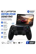 ست دو عددی دسته بازی بی‌سیم PS4 با لرزش مناسب برای تبلت، تلفن و کامپیوتر