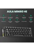 کیبورد مغناطیسی اثر هال مینی 60 با سوئیچ سریع استرومریز 8000Hz TKL قابل تعویض داغ