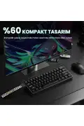 کیبورد مغناطیسی اثر هال مینی 60 با سوئیچ سریع استرومریز 8000Hz TKL قابل تعویض داغ