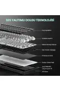 کیبورد مغناطیسی اثر هال مینی 60 با سوئیچ سریع استرومریز 8000Hz TKL قابل تعویض داغ