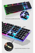 کیبورد گیمینگ RGB با نورپردازی
