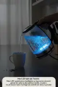 کتری بی‌سیم با نور LED آبی مدل SK-8033