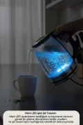 کتری بی‌سیم با نور LED آبی مدل SK-8033