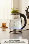 کتری بی‌سیم با نور LED آبی مدل SK-8033