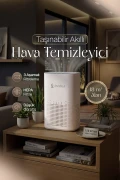 دستگاه تصفیه هوا با فیلتر HEPA و فیلتراسیون سه مرحله‌ای با کارکرد بی‌صدا 150m³/h CADR